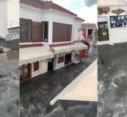 El sismo tuvo lugar frente a las costas de la isla Samos y cerca de la ciudad turca de Esmirna. Tomada de Twitter