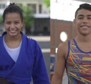 Nayerly Yulieth y Angel Gabriel también podrían ser uno de los deportistas que gane el paquete doble para viajar a Tokio a presenciar los Juegos Olímpicos 2021, y el cual se definirá el 21 de noviembre entre los ganadores de las becas. Cortesía