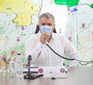 Iván Duque atiende emergencia por lluvias. Colprensa