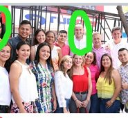 Con esta fotografía acompañó VerGestión la solicitud que está haciendo ante los entes de control. En ella aparcen Karol Blanco (izquierda) y Nelson Ovalles (derecha). Foto tomada del Twitter de VerGestión