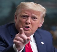 Primera entrevista que Trump ofrece en la televisión desde las elecciones del 3 de noviembre AFP