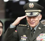 General Oscar Atehortua Duque, director de la Policía Nacional.  Colprensa