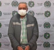 Héctor Villamizar Villamizar fue detenido en el centro de Chitagá. Policía Nacional