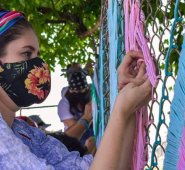 Clara Valencia ha sido parte de la creación de la fundación Moiras durante la pandemia. Cortesía