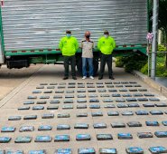 La cocaína está valorada en al menos 311 millones de pesos. Policía