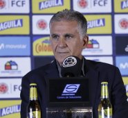 Carlos Queiroz cuando estaba en la Selección Colombia. Archivo