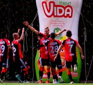 El Cúcuta Deportivo continúa dando pelea para no desaparecer del rentado nacional.  Archivo