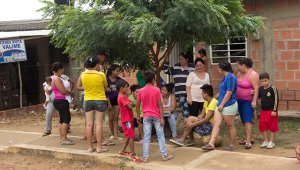 La semana pasada, unas doce familias invadieron las viviendas que estaban desocupadas en Desplazados 1 y 2 en la vereda Los Mangos. Luis Alfredo Estévez