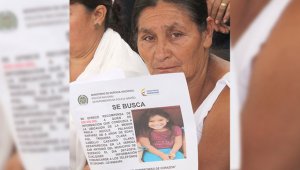 Los habitantes de Nariño han hecho marchas para pedir por una de las niñas desaparecidas el año anterior. Colprensa