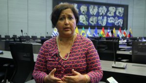 Tibisay Lucena, presidenta del Consejo Nacional Electoral (CNE). Foto flickr.com/ Agencia de Noticias ANDES