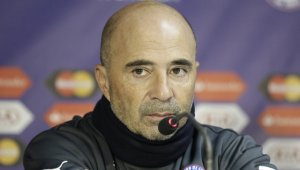 Jorge Sampaoli, técnico de Chile. AP