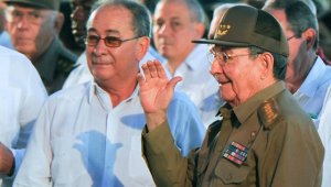 El presidente cubano, Raúl Castro durante las celebraciones por el 62 aniversario del asalto guerrillero al Cuartel Moncada, ampliamente considerado como el comienzo de la Revolución Cubana, en Santiago de Cuba. AFP