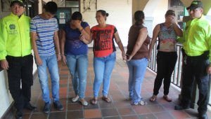 La red conocida comercializaba drogas hace al menos tres años. En los allanamientos fueron incautadas 31 dosis de basuco. Policía Nacional