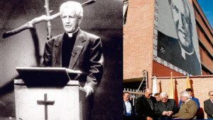 En Bogotá, el artista paisa Iván Darío Gil creó el mosaico de cara más grande del mundo, un tributo al padre cucuteño. Colprensa