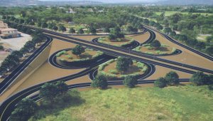 Maqueta del puente de la Gran Colombia que se construye en la autopista internacional que comunica a Villa del Rosario, en el sitio conocido como Rumichaca. Orlando Carvajal