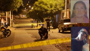 Miembros del Cuerpo Técnico de Investigación de la Fiscalía practicaron la inspección a la escena del crimen y el levantamiento de los cadáveres. Cristian Herrera