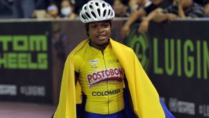 Geimy Pájaro fue la mejor en la prueba de los 300 metros CRI. Cortesía