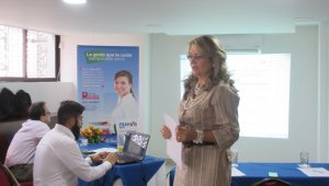 La gerenta de Nueva EPS, Yaneth Fabiola Carvajal Rolón, aseguró que no han asumido la atención de los usuarios de Caprecom. Orlando Carvajal