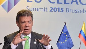 Avanza agenda del presidente Santos en Bélgica. Colprensa.