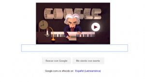 Este es el doodle de Google en homenaje a Beethoven La Opinión