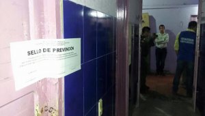 Las autoridades sellaron siete habitaciones por no cumplir con los requisitos mínimos sanitarios. Cortesía