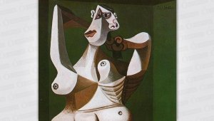 Cuadro "Mujer peinándose" (1940). Internet