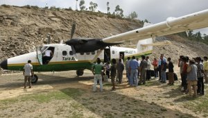 Una aeronave similar a esta se accidentó este miércoles en Nepal AFP