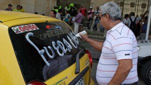 Los taxistas de Cúcuta, en reiteradas oportunidades han manifestado su rechazo por la presencia de Uber en la ciudad. Mario Caicedo