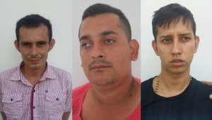 Osneyder Caicedo Osorio, Jhonatan Esmit Eslava y Diego Guarín Carvajal. Cortesía