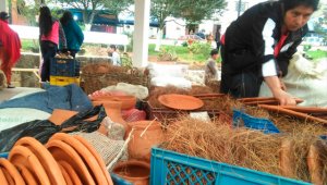 En el parque de Cácota son exhibidos los productos de los artesanos. Roberto Ospino