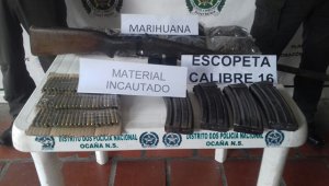 Material hallado. Cortesía