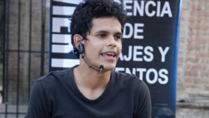 En el auditorio Eustorgio Colmenares de la Universidad Francisco de Paula Santander (UFPS), se cumplió la presentación de cinco cuenteros locales. Rodrigo Sandoval