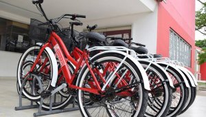 Estas son las primeras 25 bicicletas con las que se iniciará el proyecto social y ecológico. Cortesía