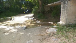 Así luce la vía que conduce al corregimiento Casitas, compartido entre los municipios de Ábrego y Cáchira. Javier Sarabia