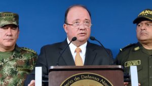 Unas 13.000 personas participan en el paro iniciado hace una semana por la Cumbre Agraria, destacó el ministro Luis Carlos Villegas. Ministerio de Defensa