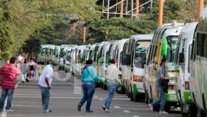 La Policía de Tránsito coordinó la operación de movilidad de las personas que arribaron de Venezuela durante sábado y domingo. Mario Caicedo