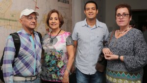 Óscar Iván Roque, Belén de Román, Miguel Galezo y Ana María Abello. César Obando