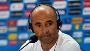 Jorge Sampaoli, técnico del club Sevilla. AFP