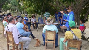 Delegados de las secretarías de Vías e Infraestructura recorrieron la zona rural el fin de semana. Javier Sarabia