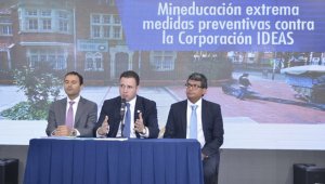 Francisco Cardona, ministro de Educación encargado, ordena investigar a la Corporación Universitaria IDEAS por presuntas irregularidades. Colprensa