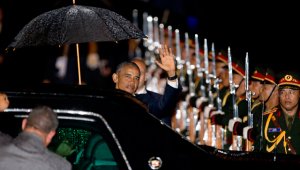 Después de participar en la cumbre del G20, el presidente de Estados Unidos viajó a Laos. AFP