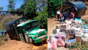 Con las lluvias recientes se han acentuado los problemas en este corredor que es además la única entrada al pueblo. Cortesía