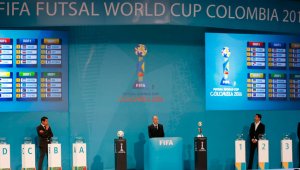Sorteo de la Copa Mundial de Fútsal de la Fifa Colombia 2016. Colprensa