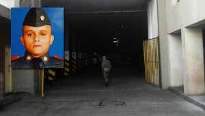 Desde esta altura cayó el soldado. Según el Ejército, como consecuencia del fuerte impacto perdió la vida. Cortesía