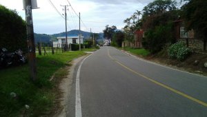 El hecho ocurrió unos metros después de la capilla de San Miguel Arcangel vía Chinácota -Toledo, El Diamante. Cortesía