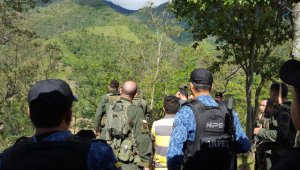 ‘Chorro’ fue quien condujo a un grupo forense de la Dijín y a unidades del Gaula y de la Policía de Norte de Santander, hasta el sitio donde sepultaron al exalcalde. Archivo La Opinión