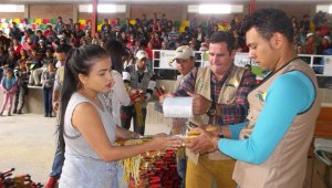 Recibieron implementos e insumos para cultivar mora castilla orgánica. Roberto Ospino