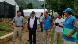 El defensor del Pueblo se convirtió en la primera autoridad nacional que firmó el libro de visitas del mecanismo tripartito de verificación en Planadas. Colprensa