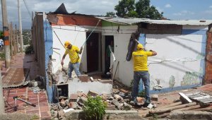 Tras la demolición, la comunidad ha manifestado sentirse más segura pues estas ruinas son focos de inseguridad. Cortesía
