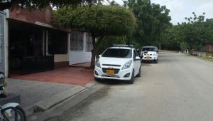 La mujer llegó a su casa en el barrio García Herreros en este vehículo La Opinión